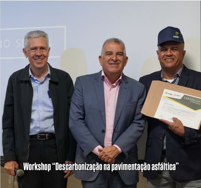 DER/DF recebe o evento o Workshop sobre Descarbonização na Pavimentação Asfáltica