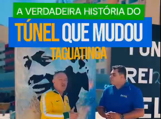 Quadro: Você Sabia? Que foi Agaciel Maia o único parlamentar que destinou recursos para a construção do Túnel Rei Pelé!!
