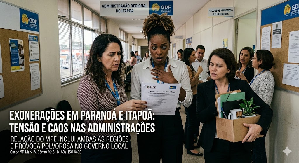 O Feitiço Contra o Feiticeiro: Servidores do Itapoã e Paranoá estão em Polvorosa com Lista de Exonerações do MPDFT